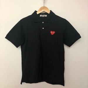 COMME DE GARÇONS BLACK POLO